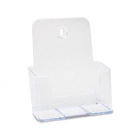 Officespace One-Pocket Rigid Plastic Brochure Display Rack Clear OF1690883